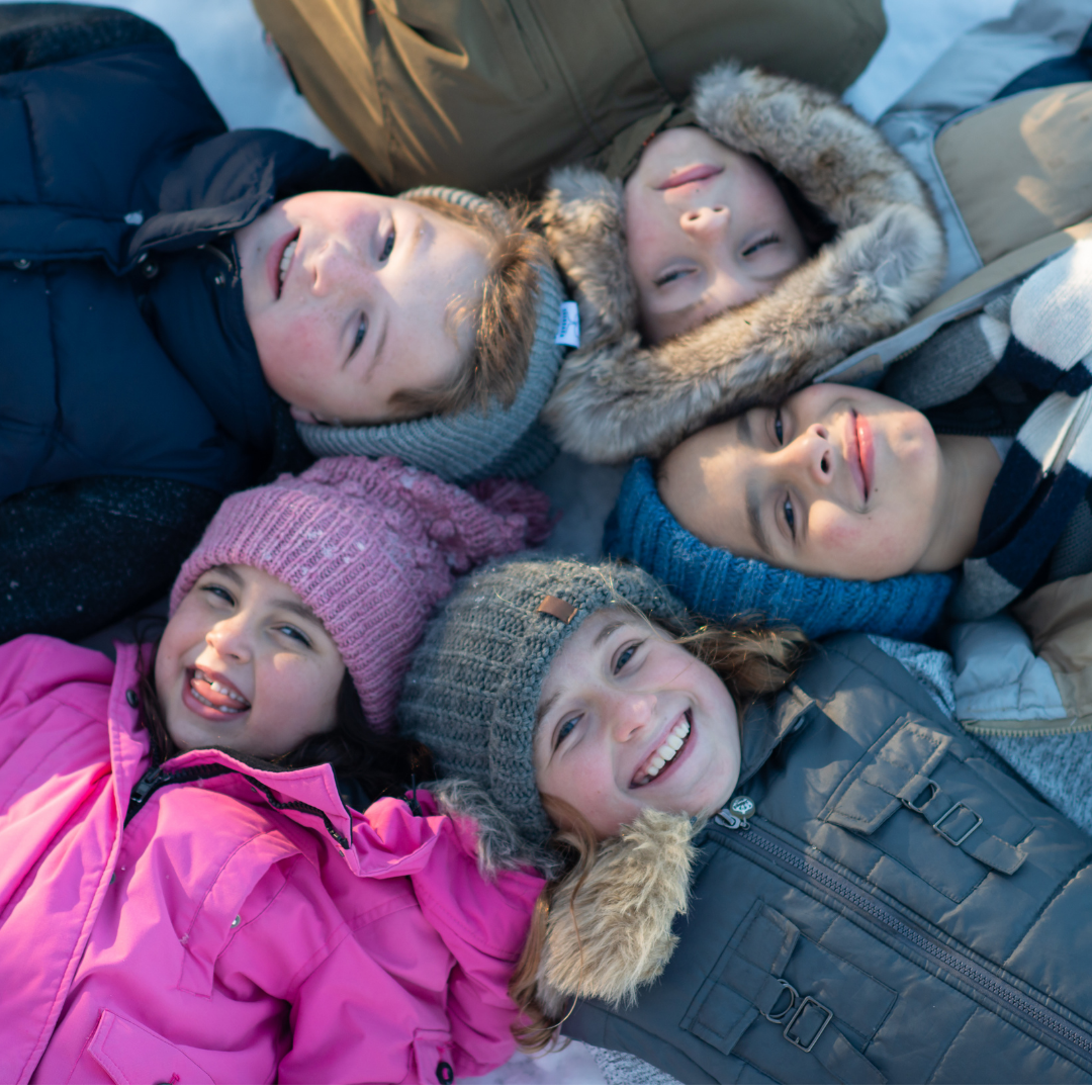 Stock photo kids in Winter